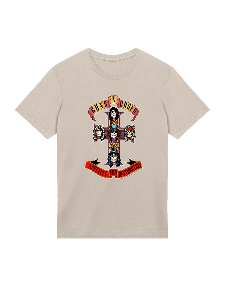

Рубашка F4NT4STIC GunsnRoses Appetite For Destruction, цвет Kitt