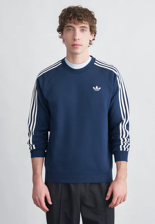 

Свитшот в полоску с круглым вырезом Adidas Originals, Night Indigo, Фиолетовый, Свитшот в полоску с круглым вырезом Adidas Originals, Night Indigo