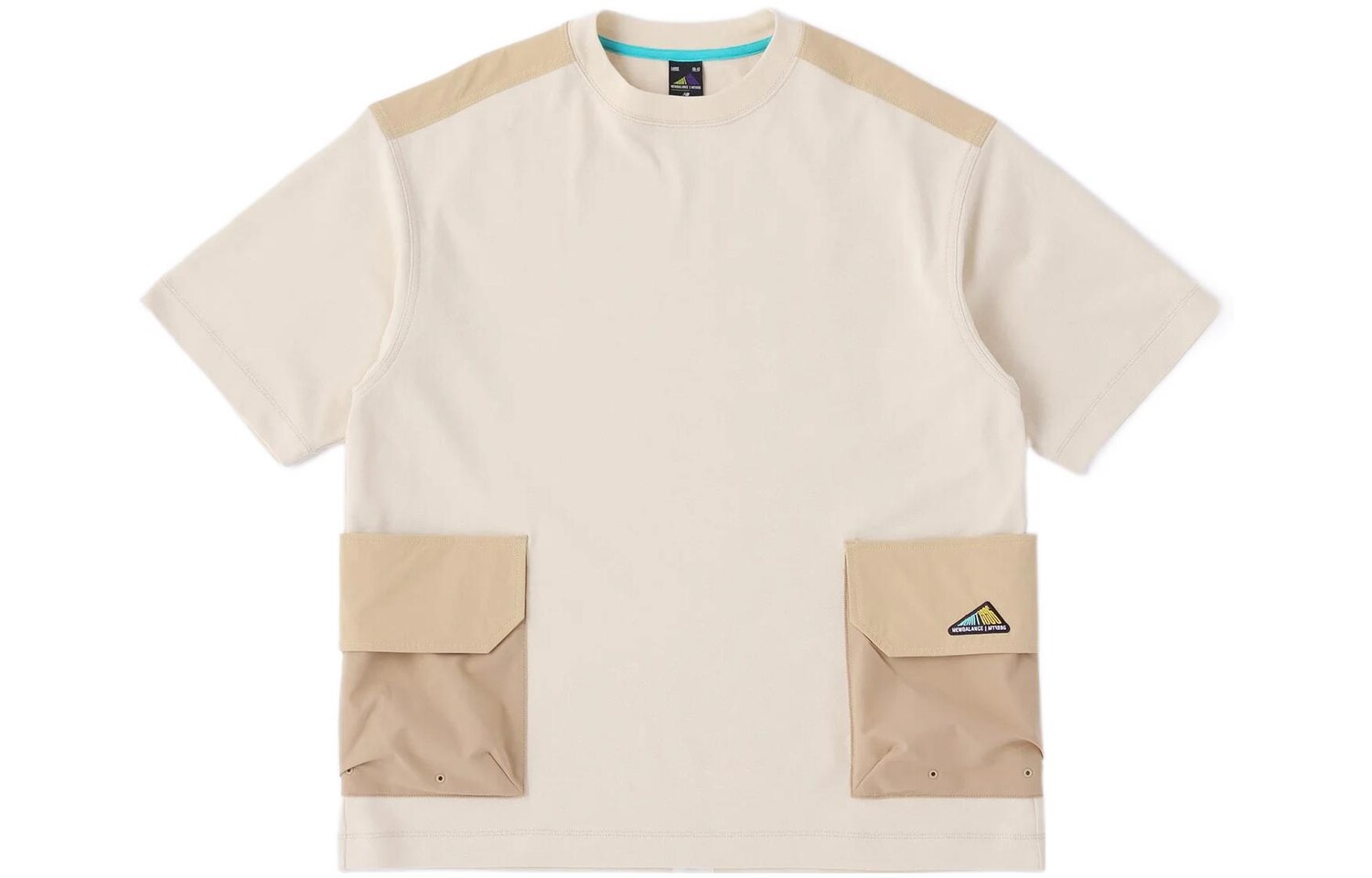 

MT1996 Футболка мужская бежевая New Balance, бежевый