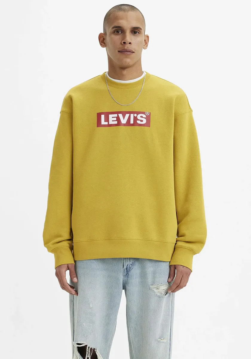 

Толстовка Levi's "RELAXD GRAPHIC CREW", желтый