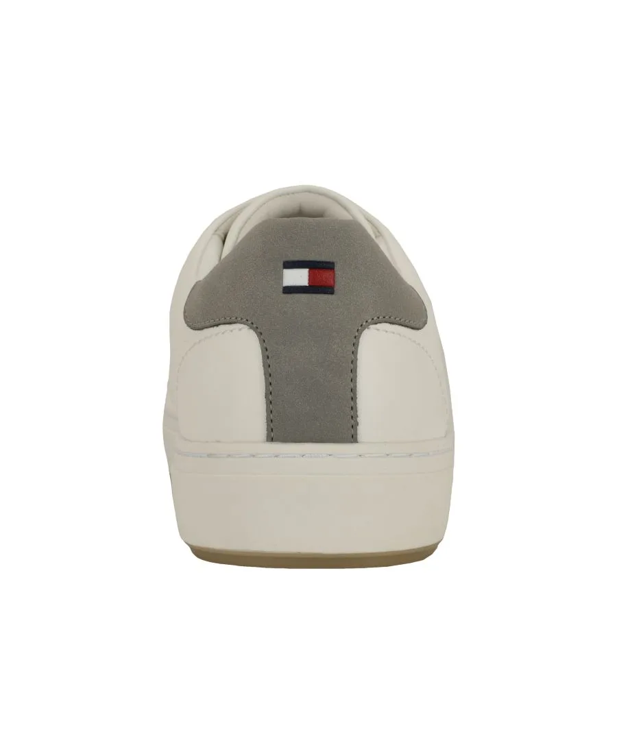Мужские спортивные кроссовки на шнуровке Idris Fashion Tommy Hilfiger, белый/серый — фото 3