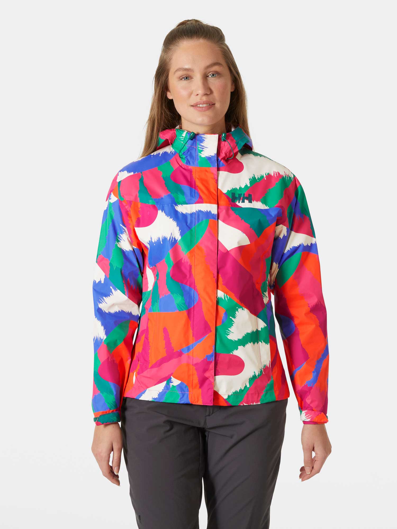 

Куртка Helly Hansen W LOKE PRINT JACKET, разноцветный