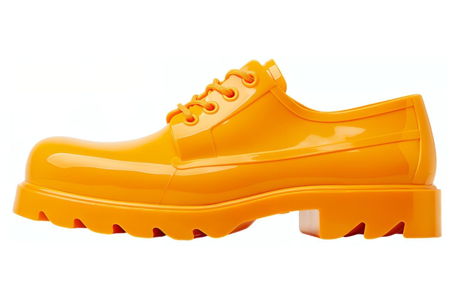 

Туфли-дерби резиновые Bottega Veneta Stride Tangerine, оранжевый