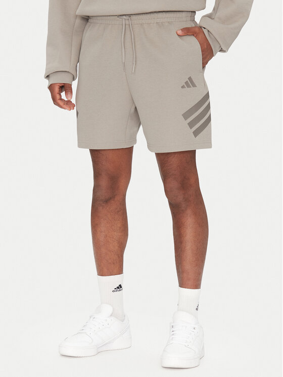 

Спортивные шорты обычного кроя Future Icons 3-Stripes JD4882 Adidas, бежевый