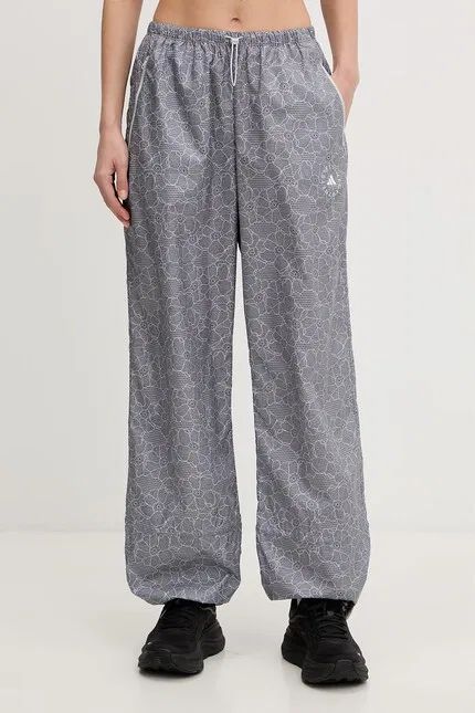 Спортивные брюки с цветочным принтом Adidas by Stella McCartney, серый — фото 4