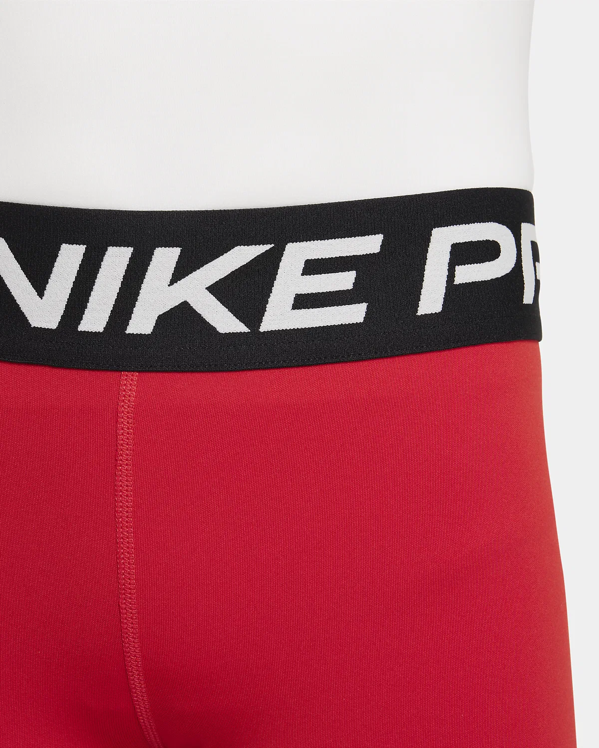 Шорты Nike Pro для девочек, University Red/White — фото 4