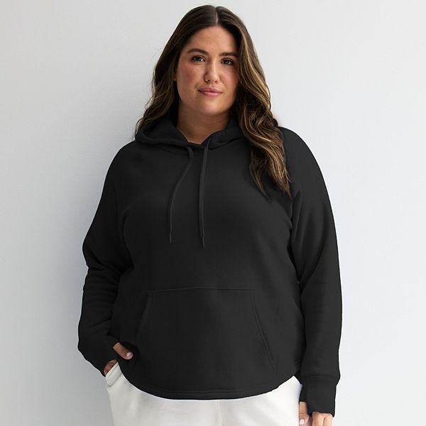 

Ультрамягкая флисовая толстовка Plus size Tek Gear, Mineral Black