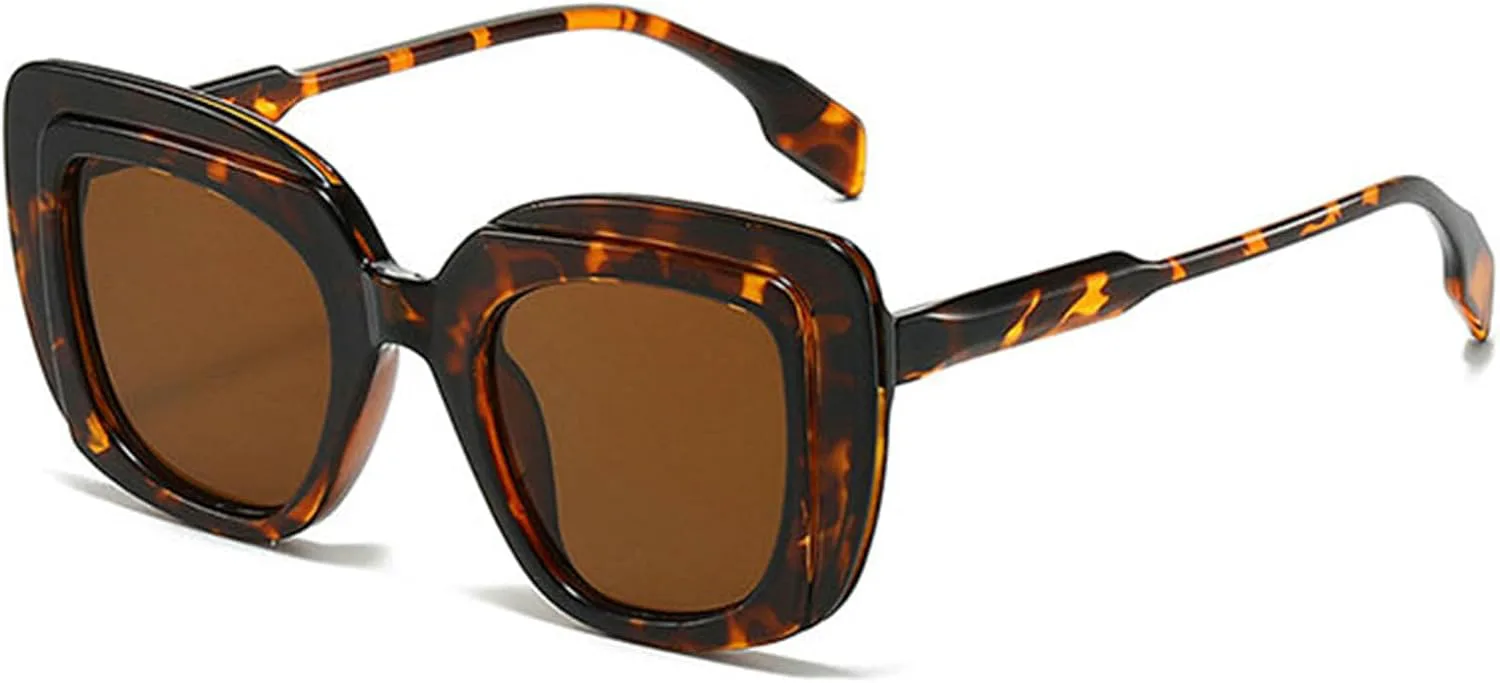 

Солнцезащитные очки "кошачий глаз" большого размера для женщин и мужчин, в стиле ретро, ​​с многоугольными линзами, дизайнерские, шестиугольные helena, C2