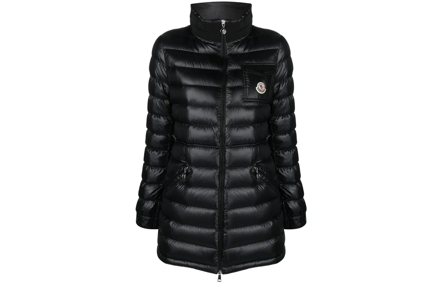 

Пуховик женский черный Moncler