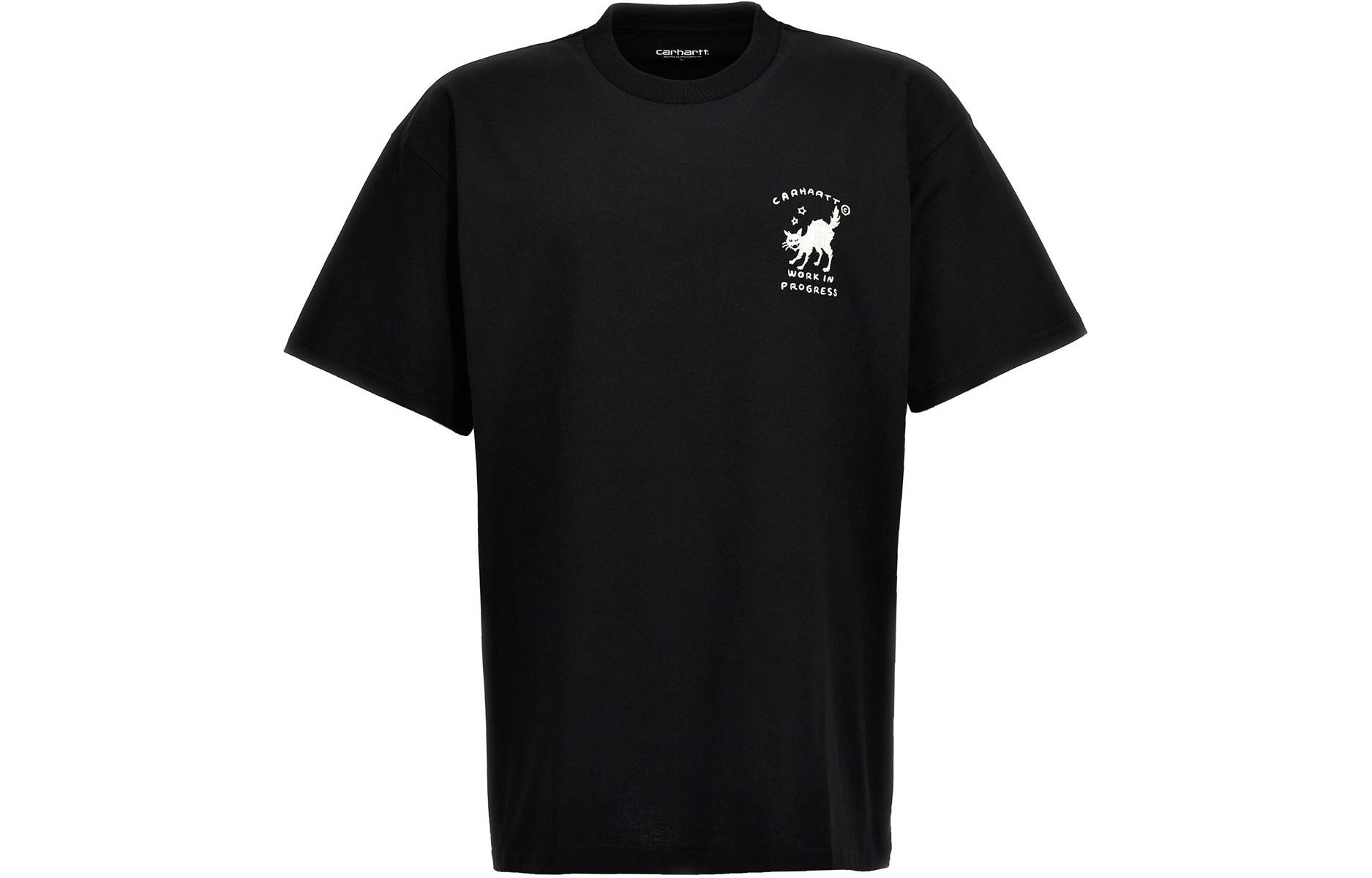 

Carhartt WIP Футболка мужская черная, Черный, Carhartt WIP Футболка мужская черная