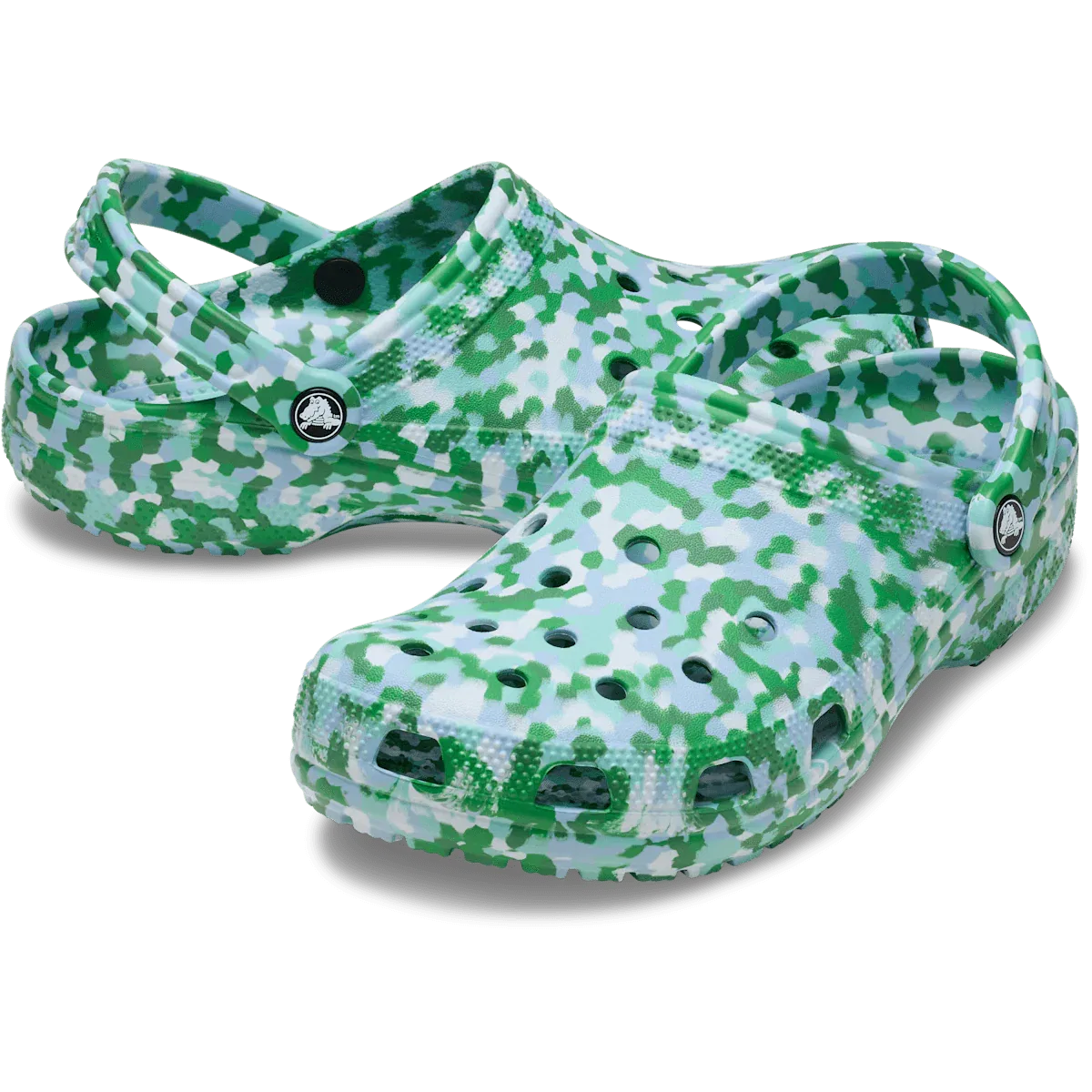 Классические сабо «Конфетти» Crocs, Pink Milk/Multi — фото 2