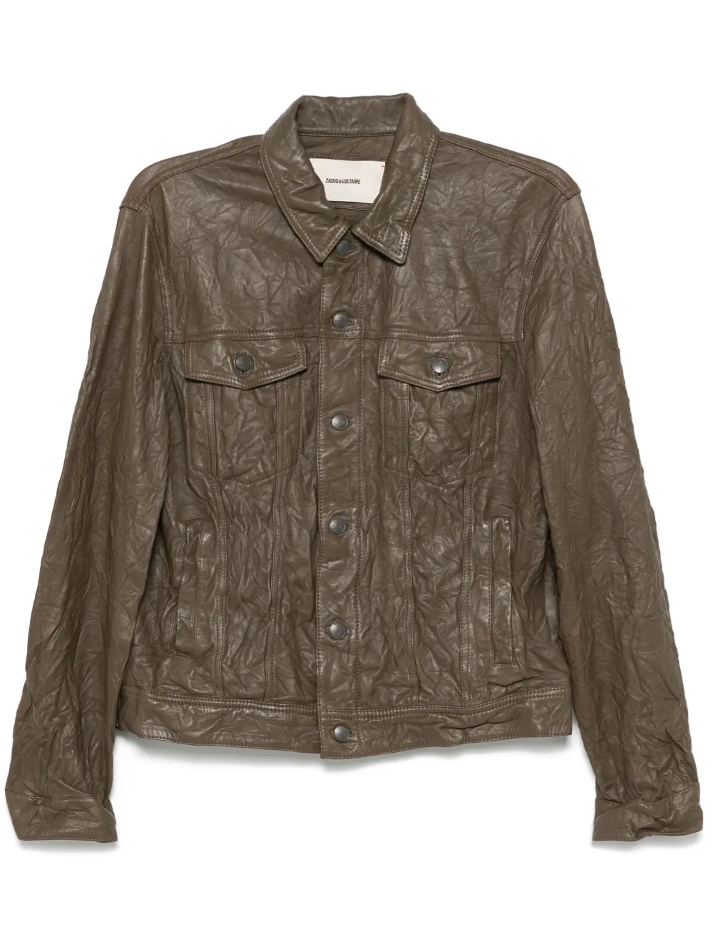 

Куртка с жатым эффектом Zadig&Voltaire, коричневый