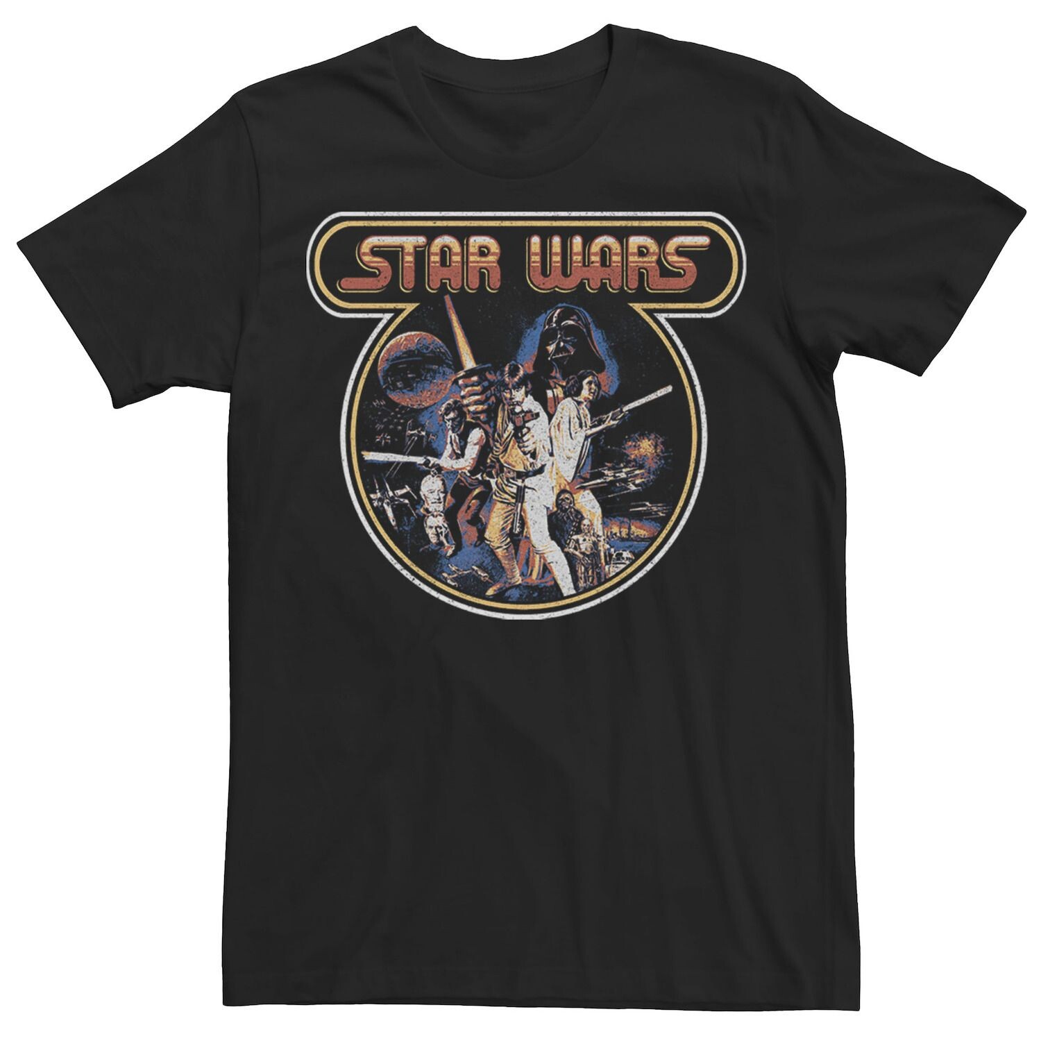 

Мужская винтажная футболка с плакатом в стиле «Звездные войны» Star Wars