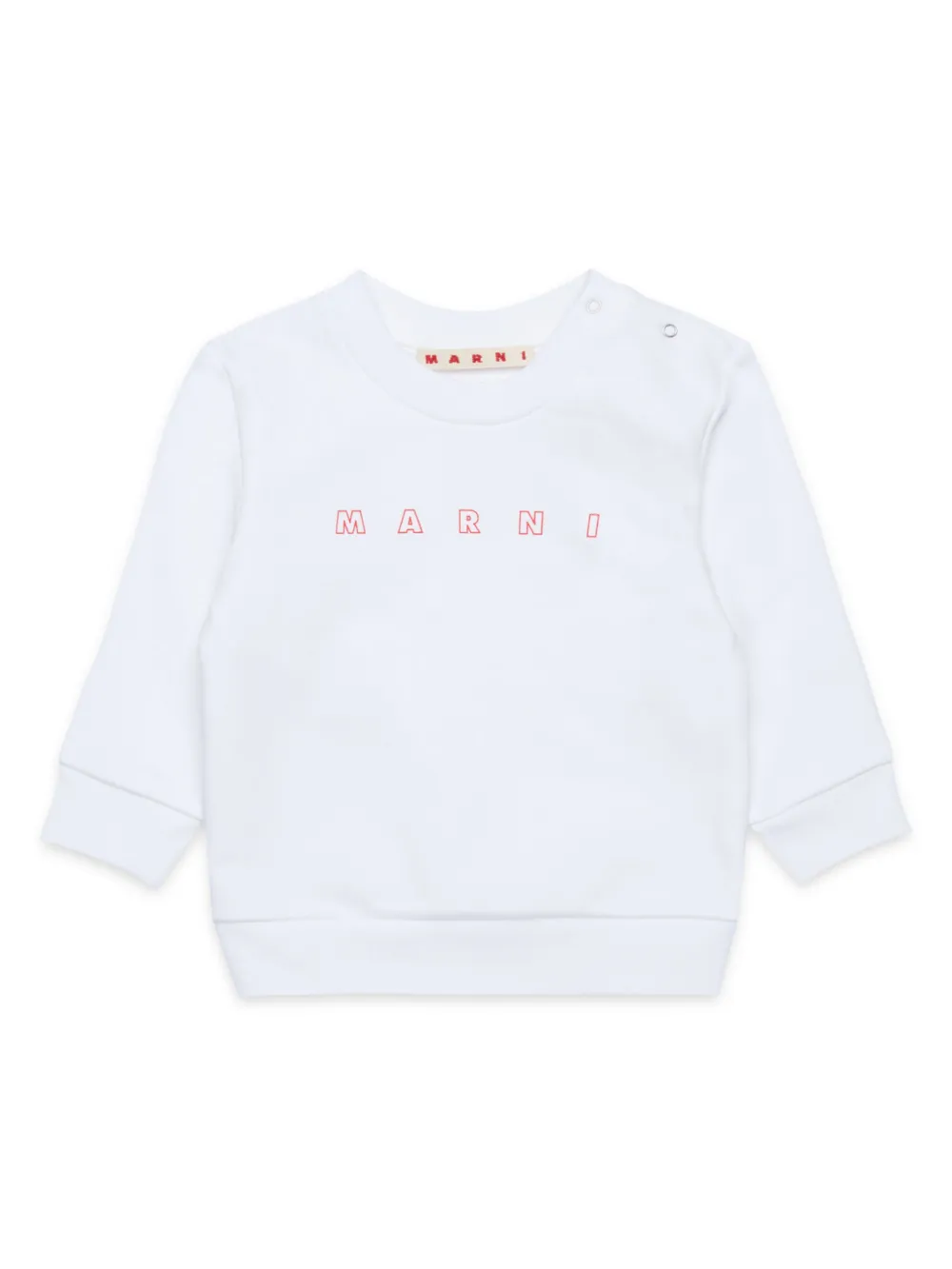 

Толстовка с логотипом Marni Kids, белый