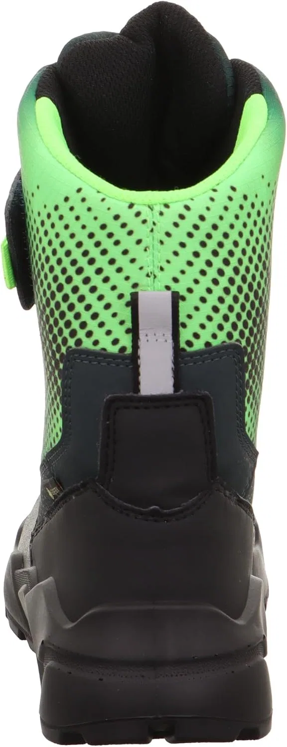 Мужские и детские зимние ботинки Superfit Rocket с теплой подкладкой и мембраной Gore-Tex, зелено-светло-зеленые, модель 7010 — фото 3