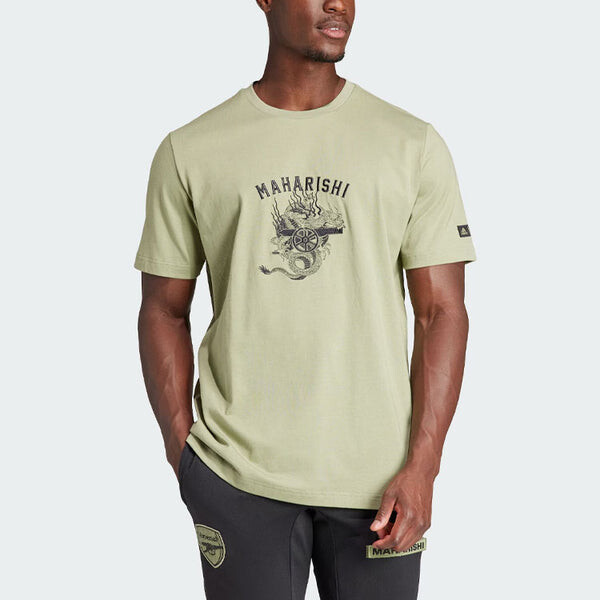 Футболка arsenal x maharishi джерси Adidas, зеленый — фото 3