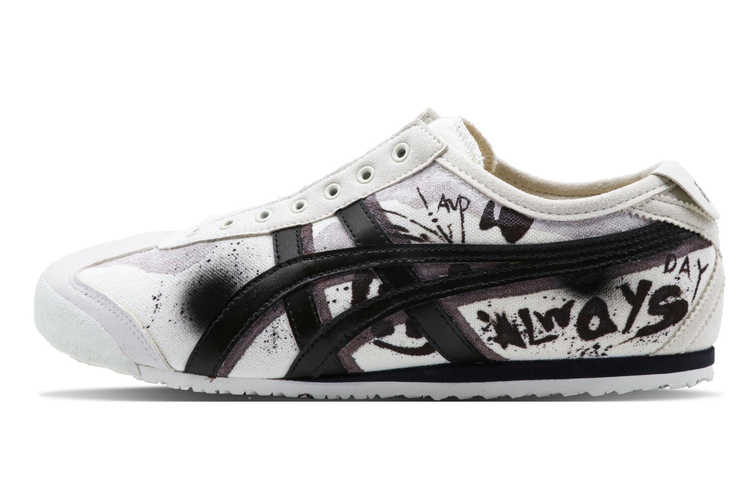 

Кроссовки Onitsuka Tiger Mexico 66 Slip-On Deluxe Lifestyle Shoes Unisex Low-top Beige Brown, хаки