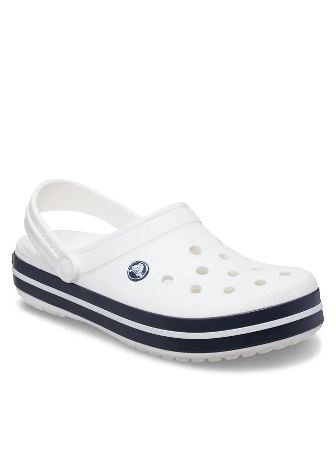 Crocs Crocband Clog K 207006 белые мюли — фото 2