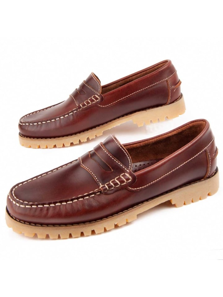 

Purapiel Мокасины Nautif коричневого цвета