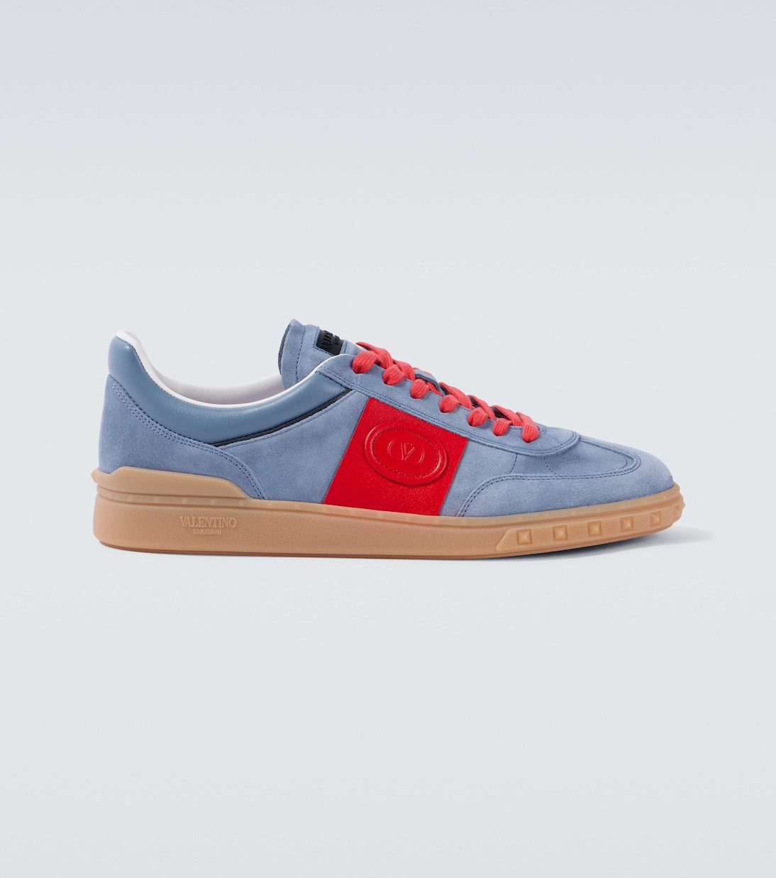 

Upvillage кроссовки из замши с кожаными вставками Valentino Garavani, Red Black Grey