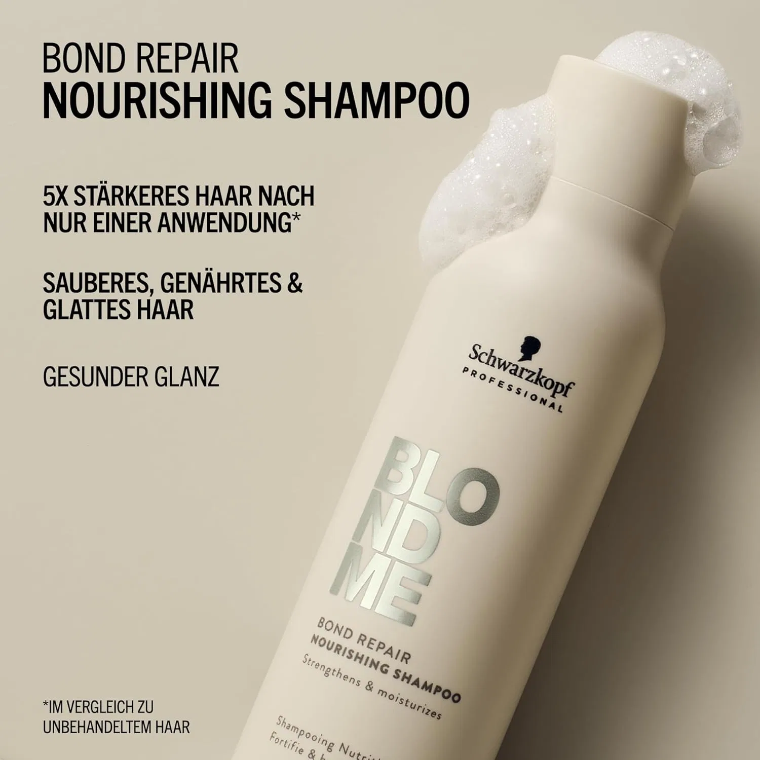 Питательный шампунь «BLONDME Bond Repair» от Schwarzkopf Professional Blondme — фото 3