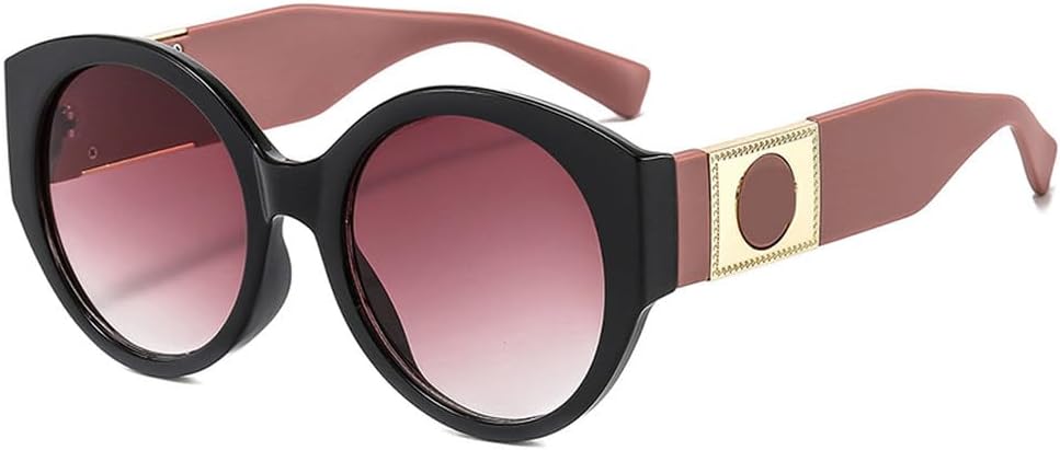 

Модные солнцезащитные очки в овальной оправе для мужчин и женщин, универсальные солнцезащитные очки в стиле ретро, ​​круглые, роскошные очки с защитой от УФ-излучения UV400 HVTVTLA, C8