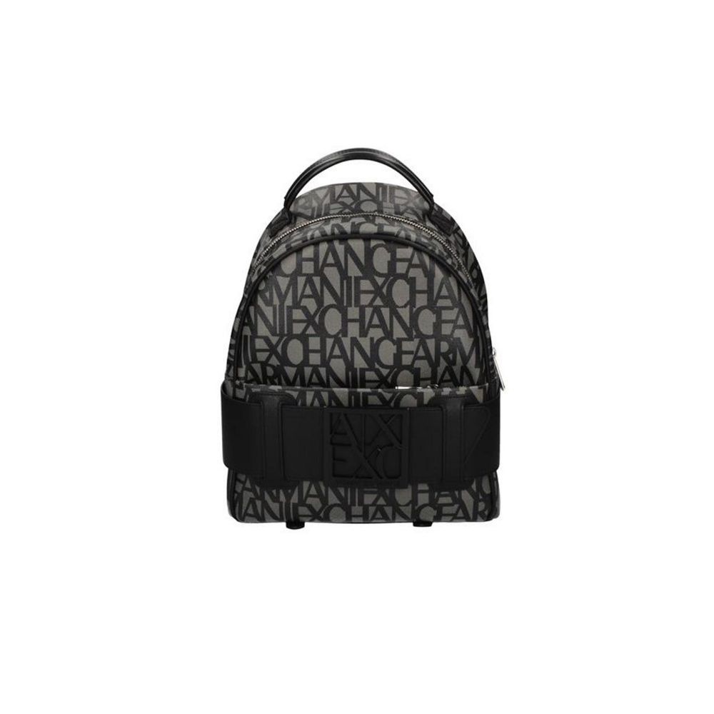 

Черный хлопковый рюкзак Armani Exchange