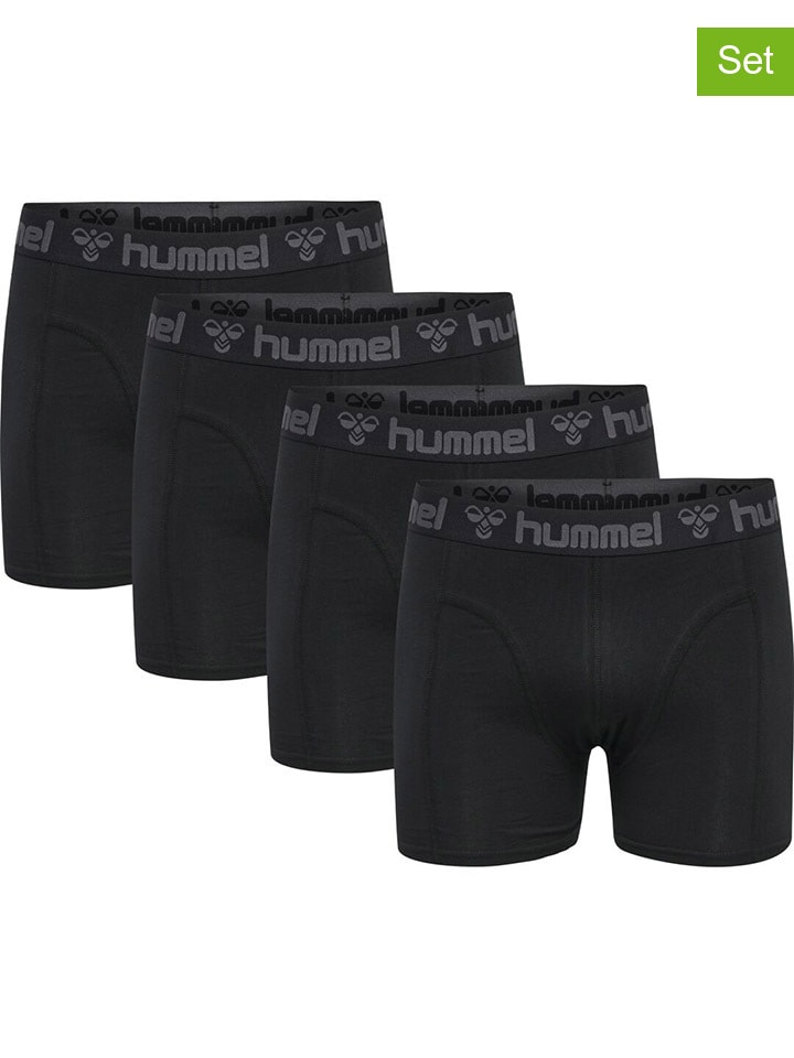 

Hummel Комплект из 4 штук: боксерские трусы черного цвета