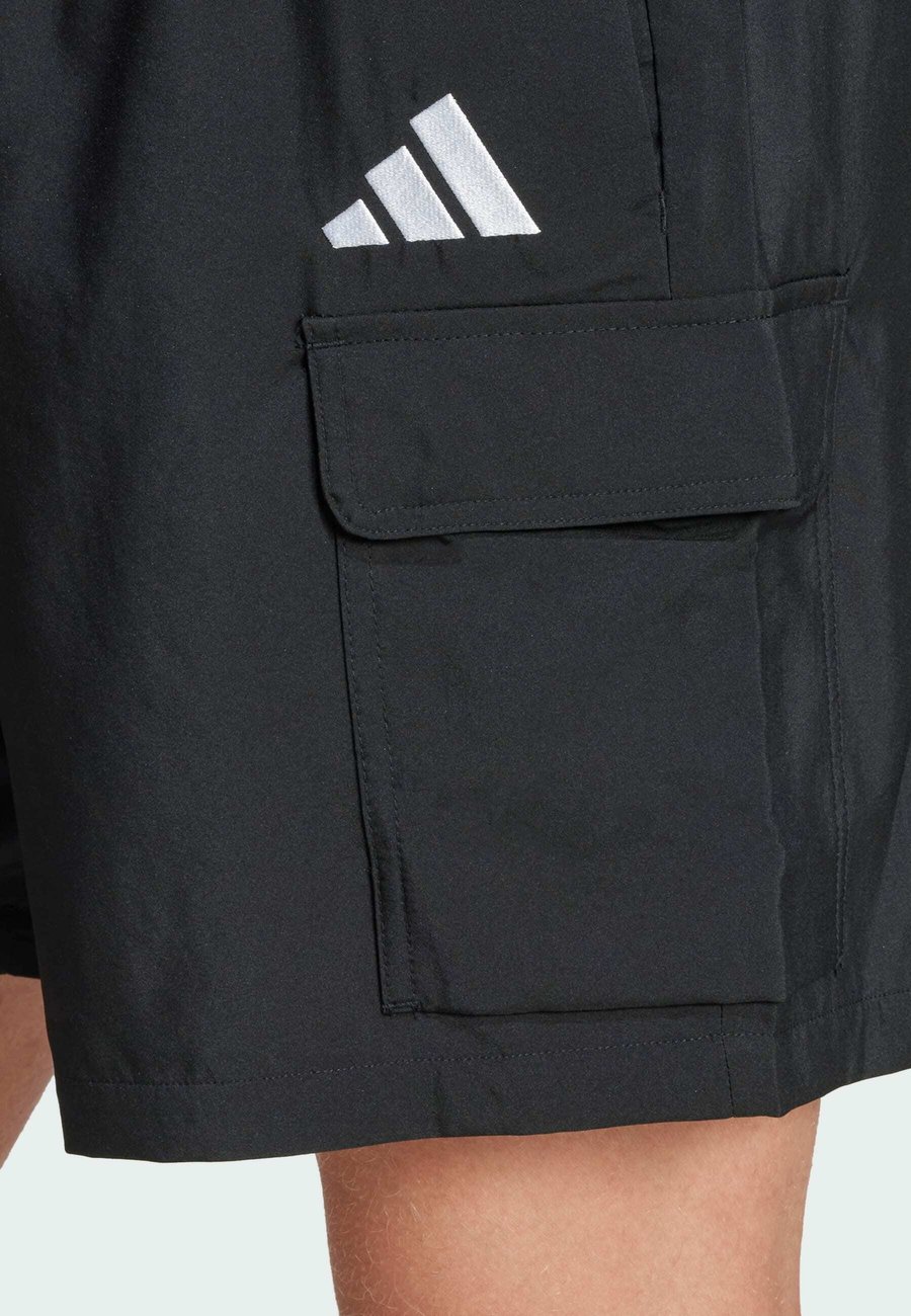 Спортивные шорты Adidas Sportswear M CARGO CHELSEA, Black/White/Black — фото 4