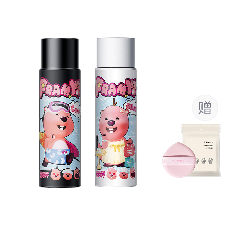 

Спрей для макияжа loopy collaboration стойкий матирующий увлажняющий без переноса 100мл PRAMY