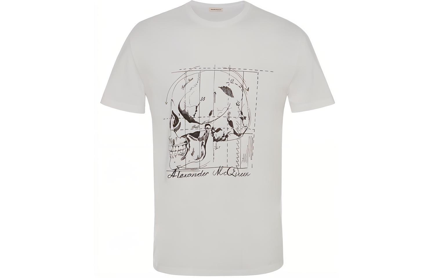 

Футболка мужская Alexander McQueen, белый