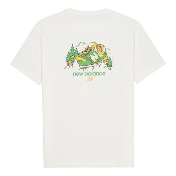 

Футболка с рисунком обуви New Balance, белый