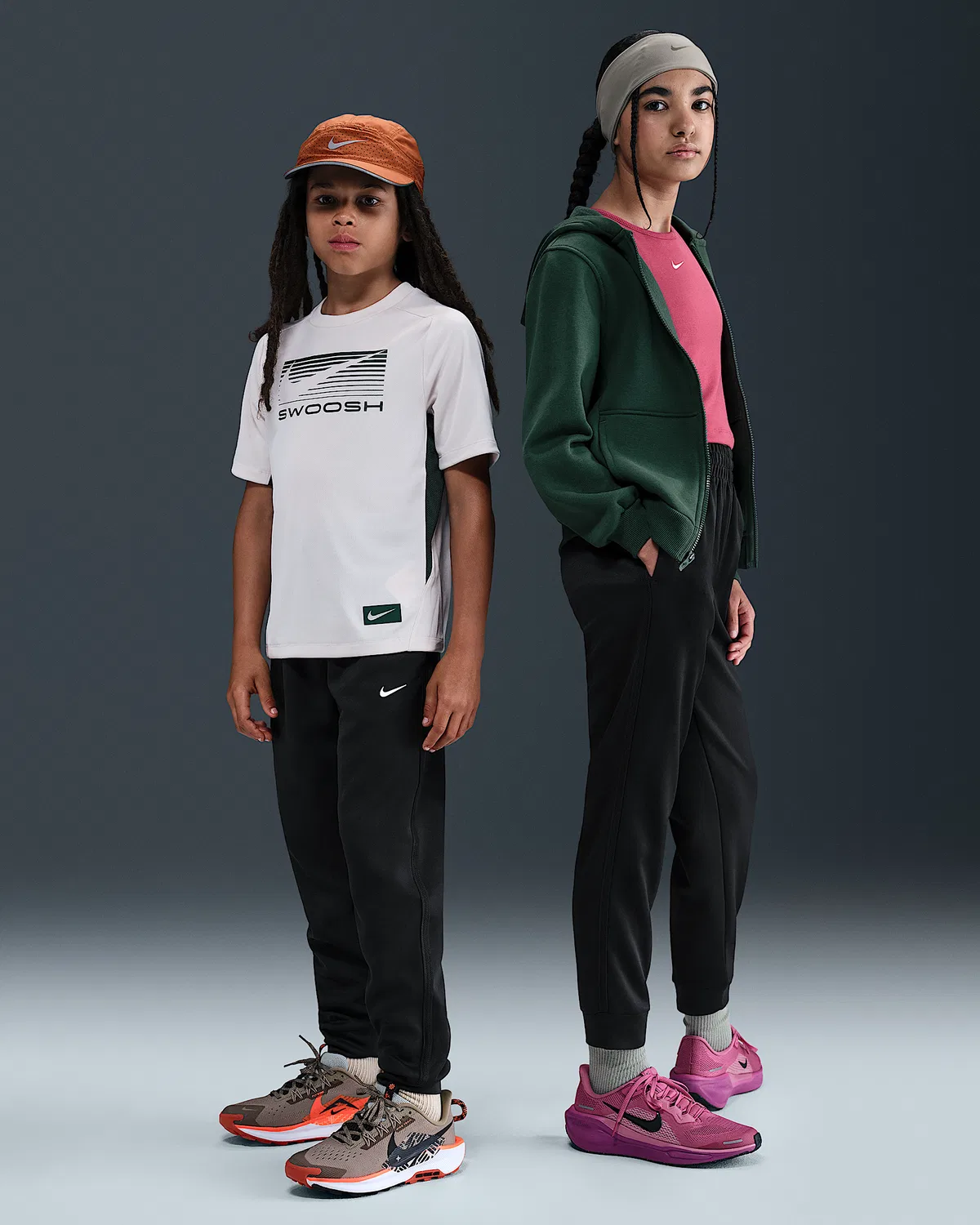 Детские трикотажные штаны Nike Multi, Black/Black/White