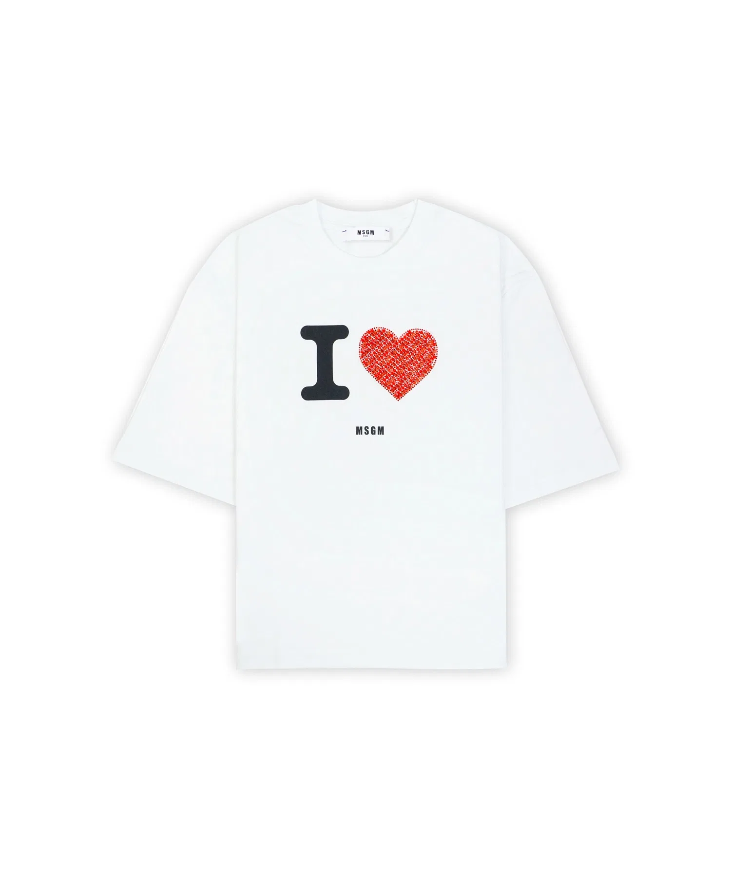 Детская футболка MSGM KIDS "I LOVE MSGM"
