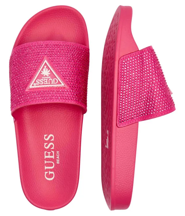 Тапочки Guess, розовый — фото 4
