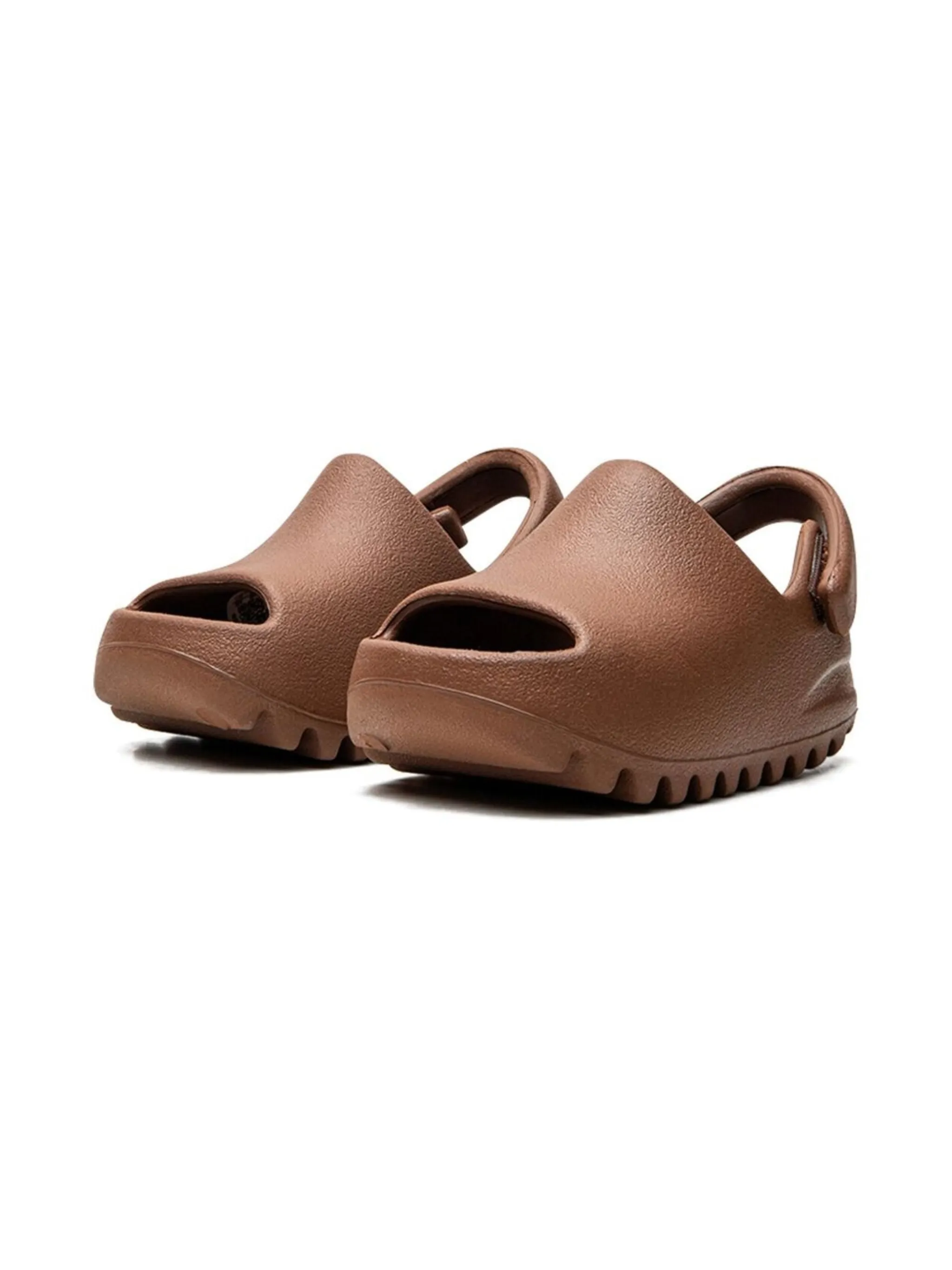 Сандалии YEEZY Slide Flax Adidas Yeezy Kids, коричневый — фото 3