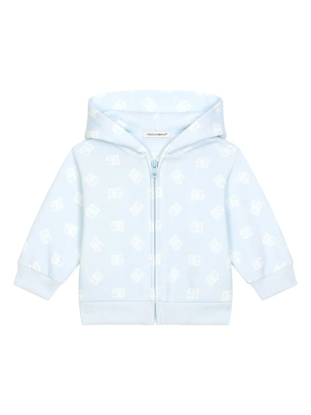 

Худи с логотипом Dolce & Gabbana Kids, синий