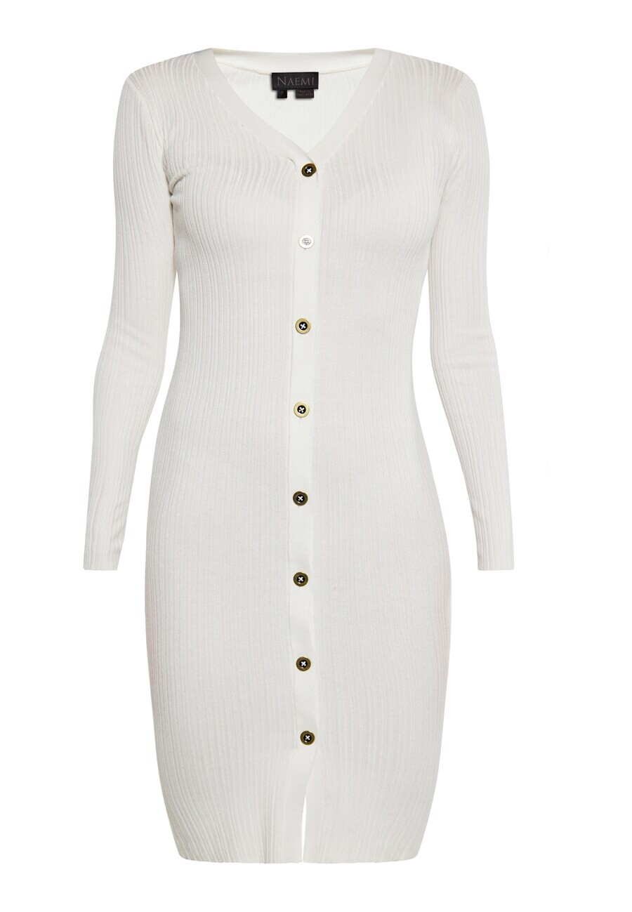 

Вязаное платье NAEMI Knitted dress, белый