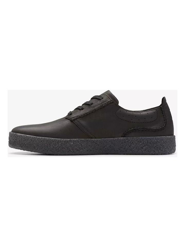 Кожаные кроссовки "Street Hill Lace" черного цвета Clarks — фото 2