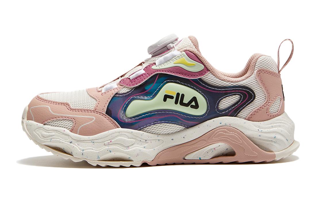 

Износостойкие низкие детские кроссовки для подростков FILA KIDS, розовый/белый