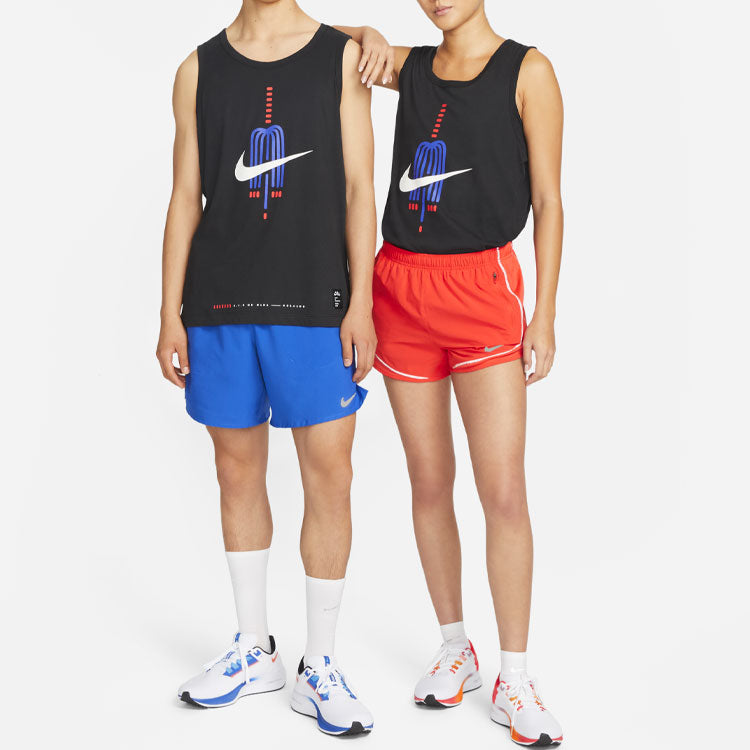 Унисекс, черный пуловер с круглым вырезом и принтом логотипа Nike — фото 3