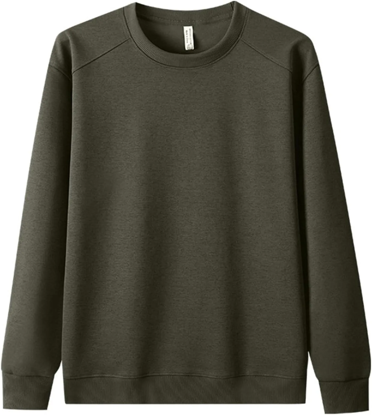 

Мужская футболка Casual Solid Color Loose Crewneck