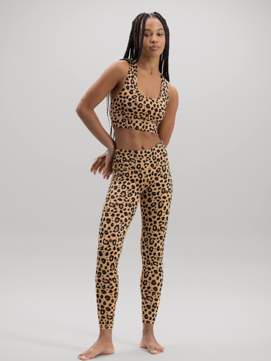 

Узкие леггинсы Hey Honey Cropped, светло-коричневый