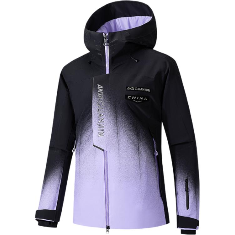 

ANTA Топы для лыж женские светло-пыльный фиолетовый All Over Print