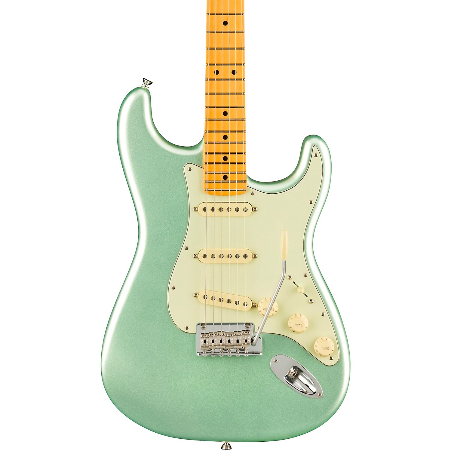

Электрогитара Fender American Professional II Stratocaster с кленовой накладкой Mystic Surf Green