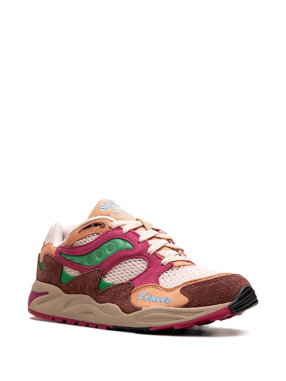 Кроссовки Grid Shadow 2 What's the Occasion? из коллаборации с Jae Tips кроссовки Wear To The Party Saucony, коричневый — фото 2