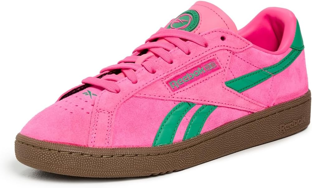 

Кроссовки Reebok Unisex Adult Club C Grounds, Atomicpink/Upgradegreen/Gum