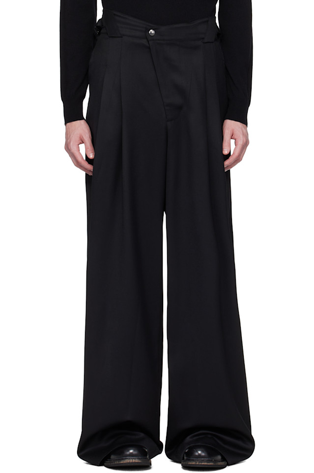 

Широкие струящиеся брюки Cmmawear, черный