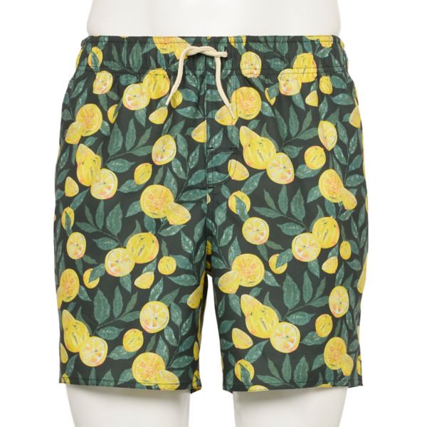 

Мужские плавки 6 дюймов Laguna Swim, цвет black citrus floral