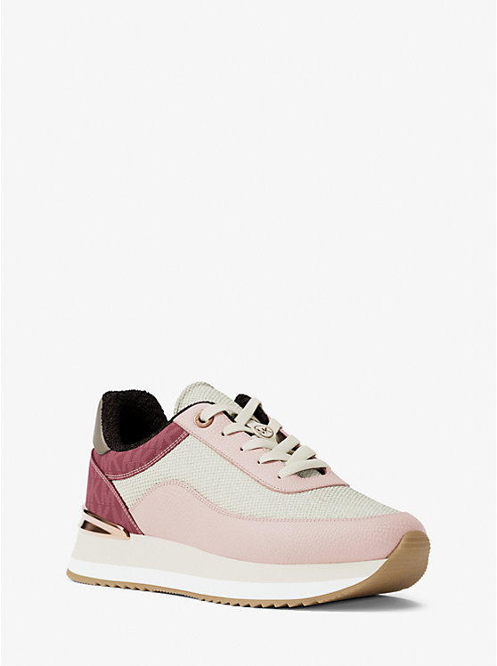Кроссовки Hattie из комбинированных материалов Michael Kors, красный